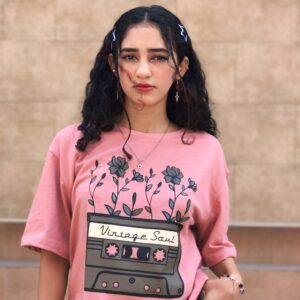 Pink Vintage Soul Boxy Fit