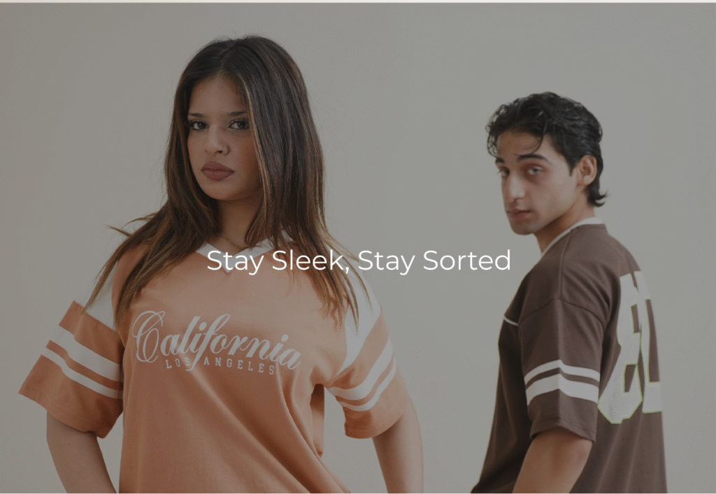 Stay Sleek Stay Sorted